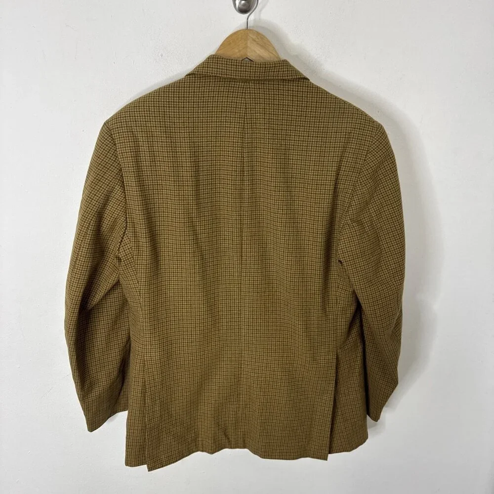 Vintage Glentex Tweed Wool Blazer 42 Houndstooth Eaton’s British Isles‎ Jacket